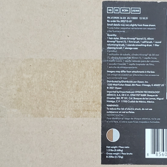 Dyson Airwrap Complete Short Barrel Latest Coanda Technology Copper - Picture 2 of 3